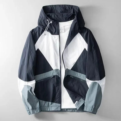 Men's Lightweight Waterproof Hooded Jacket