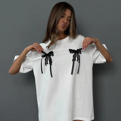 Adorable Womens Bow T Shirt