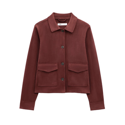 Ladies Short Down Filled Winter Coat