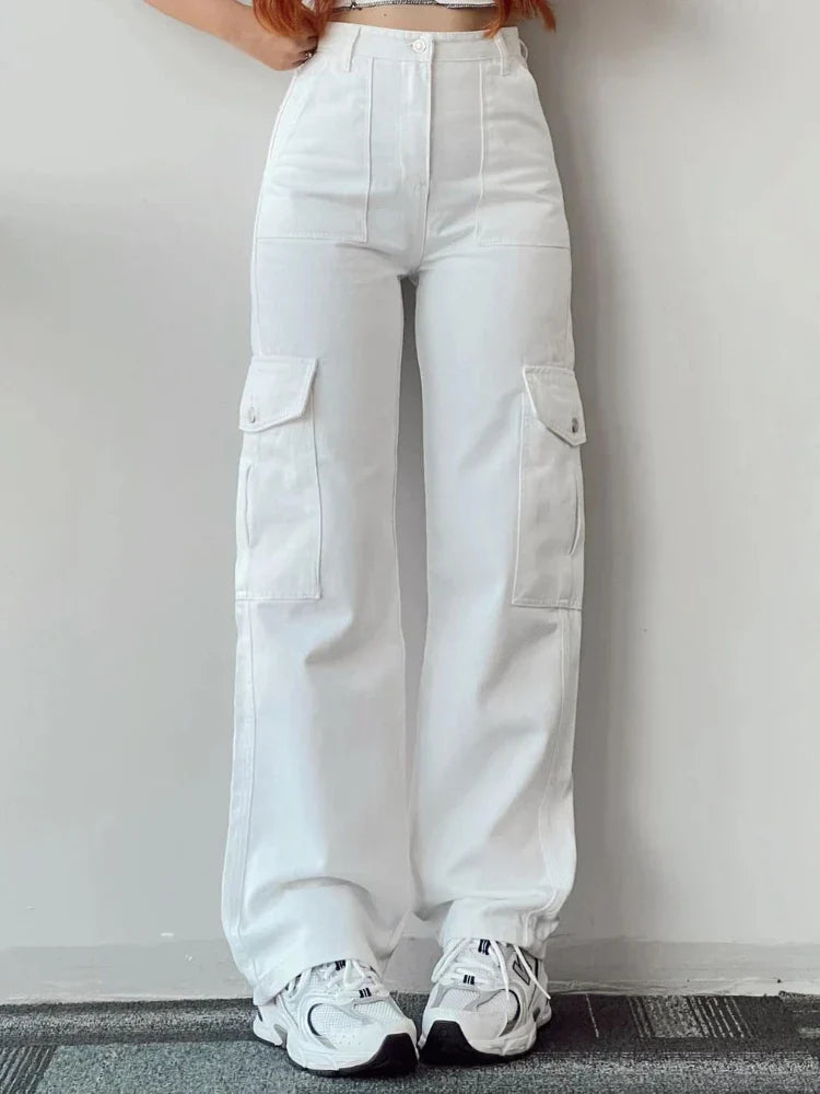 Classic Comfortable Beige Loose Fit Joggers Pants