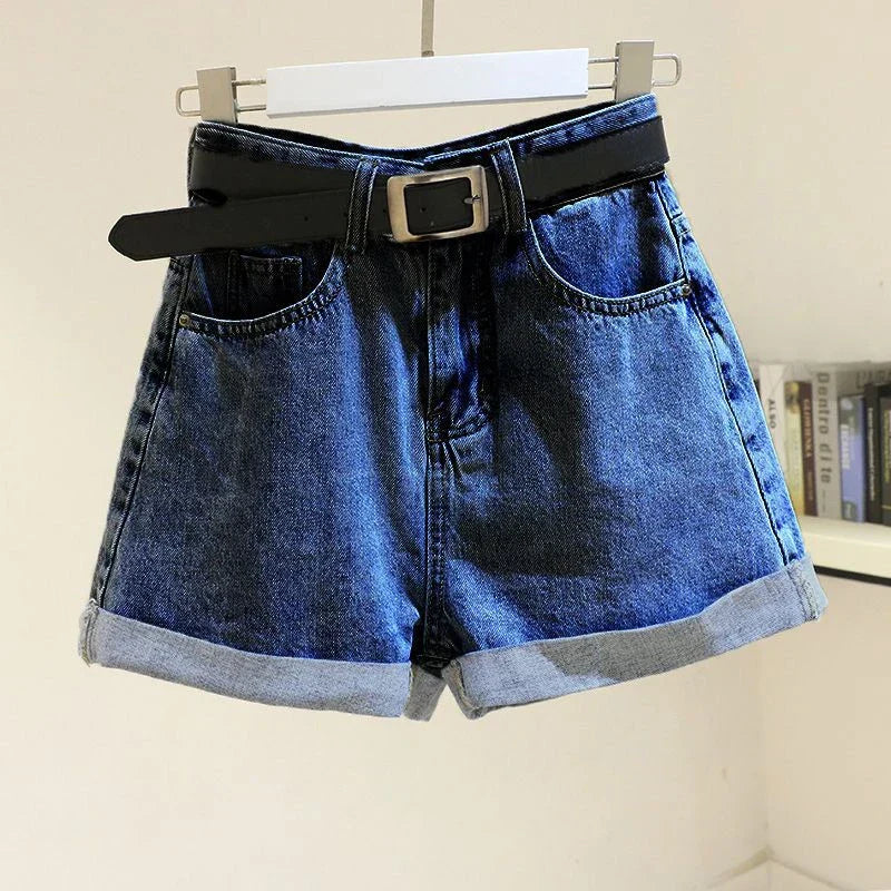 Loose Fit Casual Denim Shorts