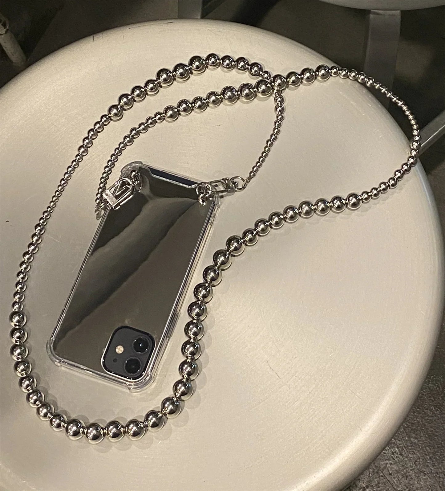 Serenity iPhone Case Bead Chain Design - OutfitLondon
