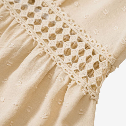 Beverly | Elegant V-Neck Dress with Ruffle Hem - Image 5
