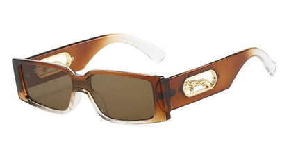 Retro Style Animal Print Sunglasses