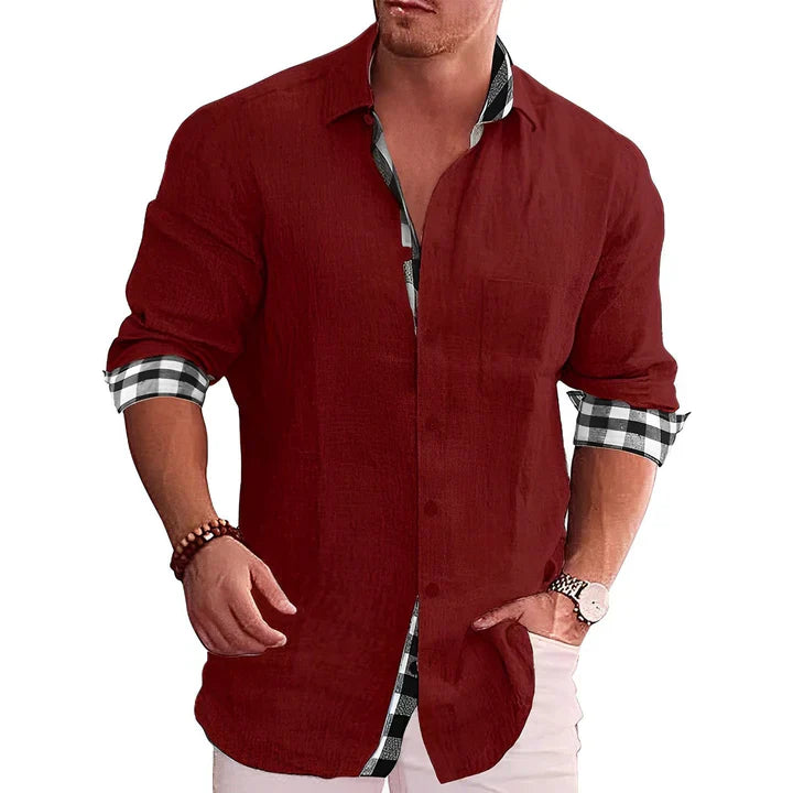 Relaxed Fit Short Sleeve Men's Shirt