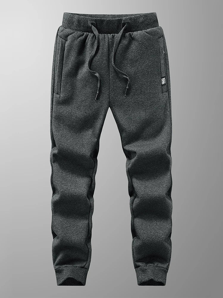 Soft Mens Fleece Sweatpants with Zip Pockets