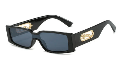 Retro Style Animal Print Sunglasses