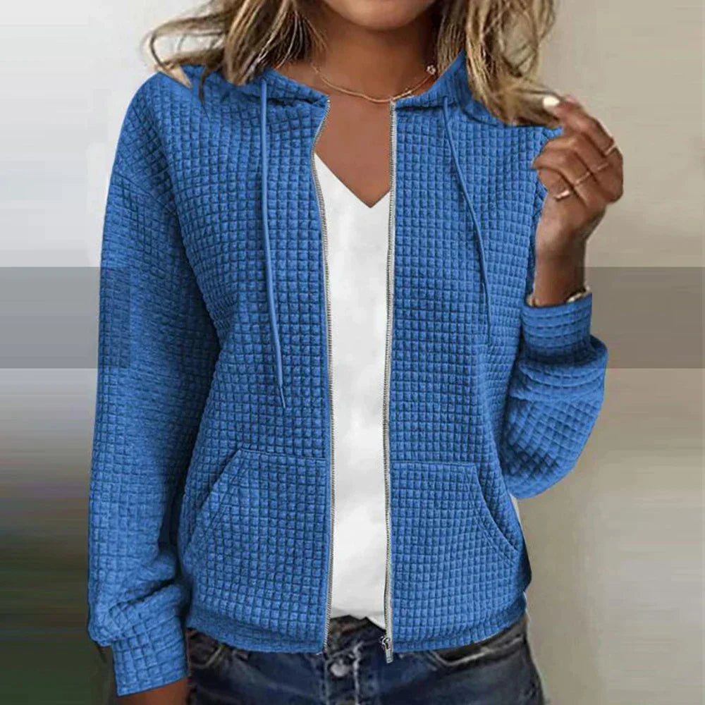 Classic Plaid Blazer Coat