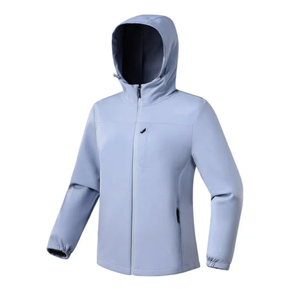 Women's Waterproof Hooded Softshell Coat