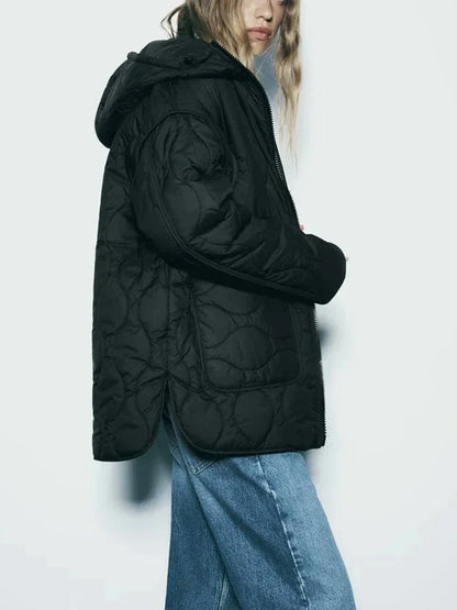 Comfy Loose Fit Parka Coat