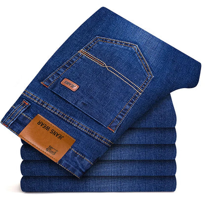 Classic Straight Leg Dark Blue Men's Jeans