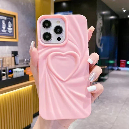 Folded Heart 3D iPhone Case