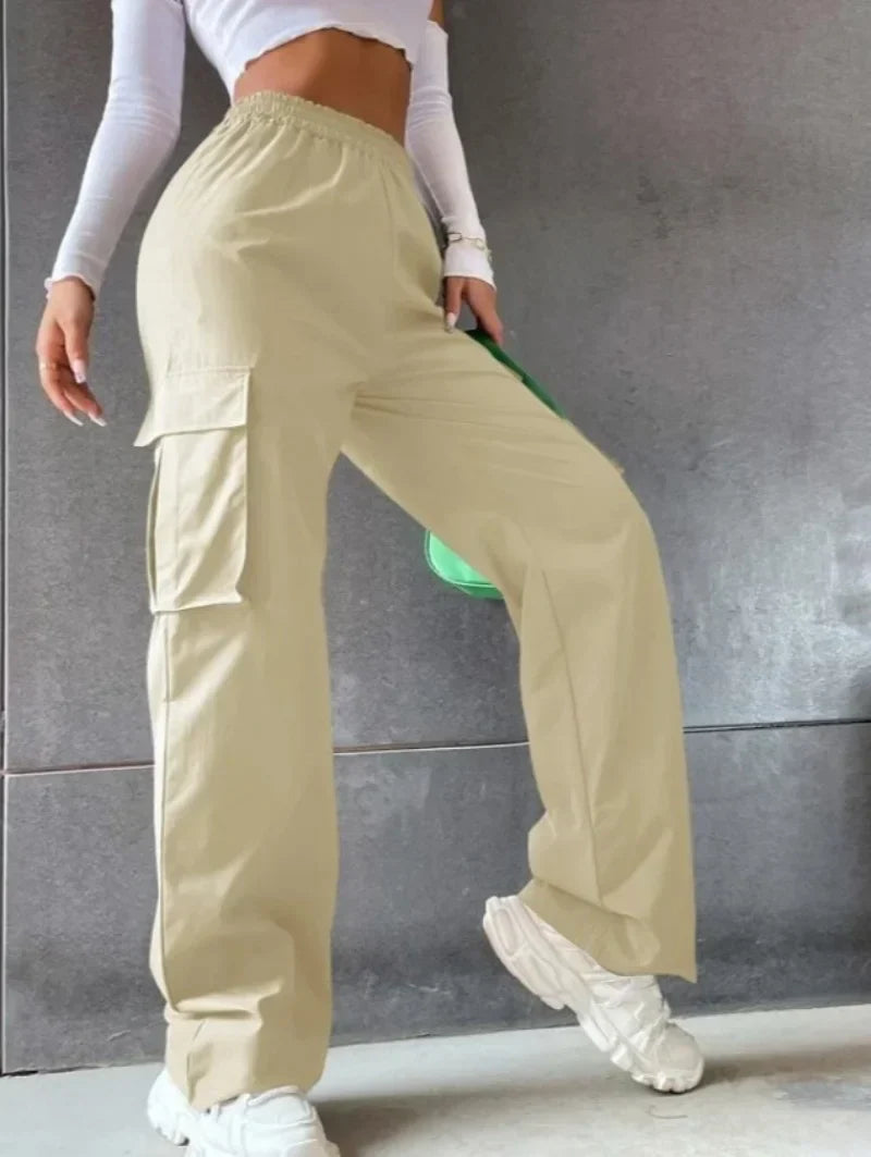 Women's Relaxed Fit Casual Cargo Pants