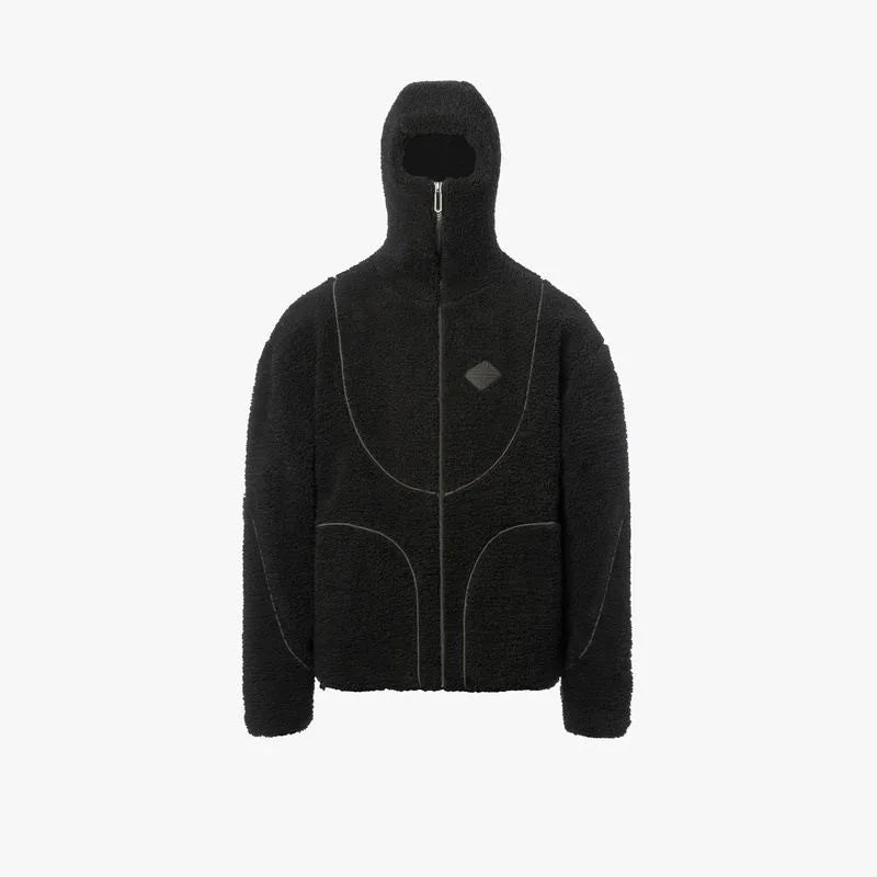 Warm Reversible Fleece Coat for Men Women - OutfitLondon