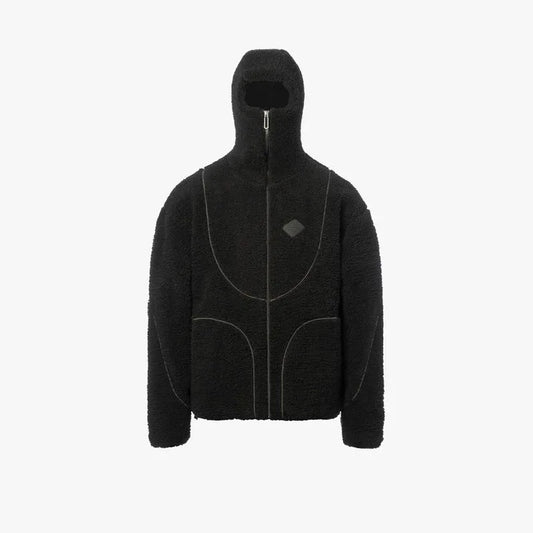 Warm Reversible Fleece Coat for Men Women - OutfitLondon