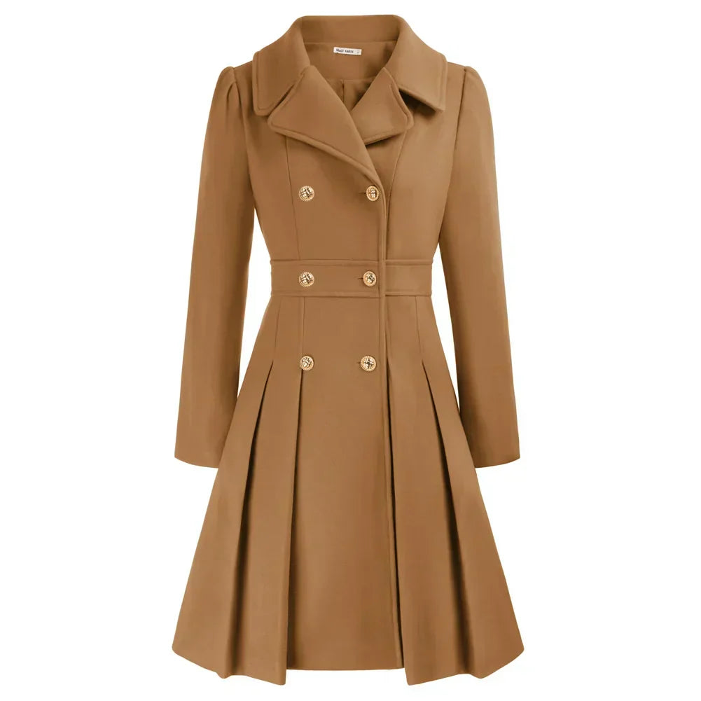 Classic Women's Wool Peacoat