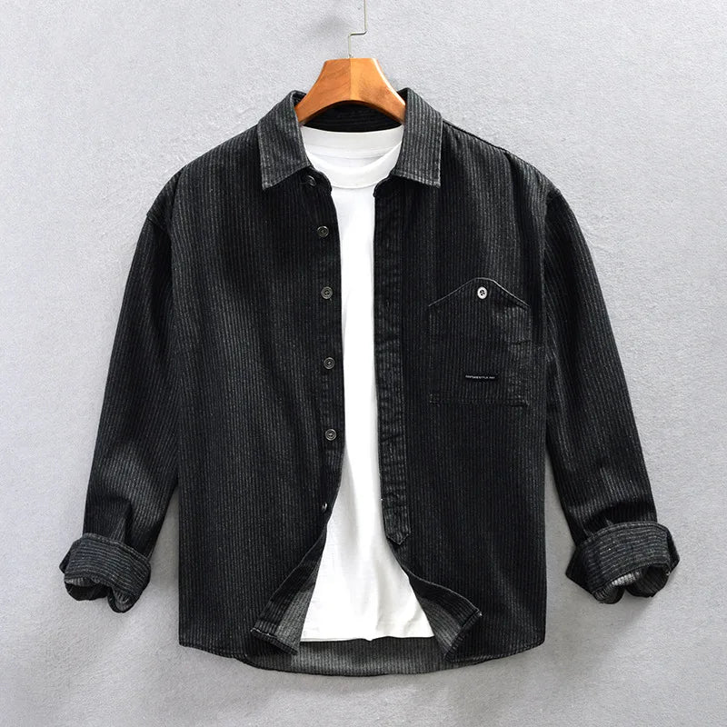 Slim Fit Leather Jacket - OutfitLondon