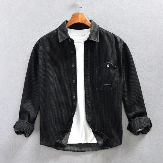 Slim Fit Leather Jacket - OutfitLondon