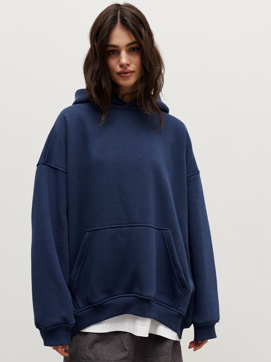 Cozy Oversized Ladies Hoodie with Pockets
