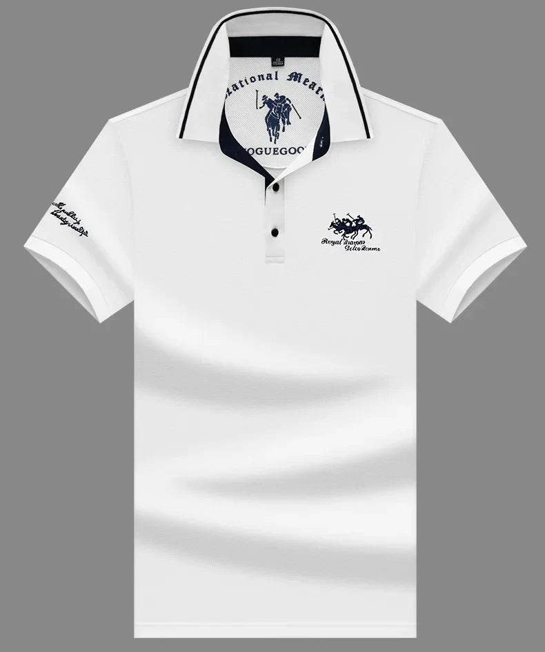 Men's Vintage Polo Shirt with Premium Classic Design