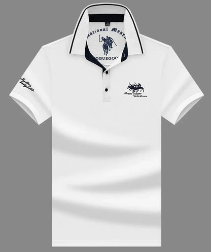 Men's Vintage Polo Shirt with Premium Classic Design