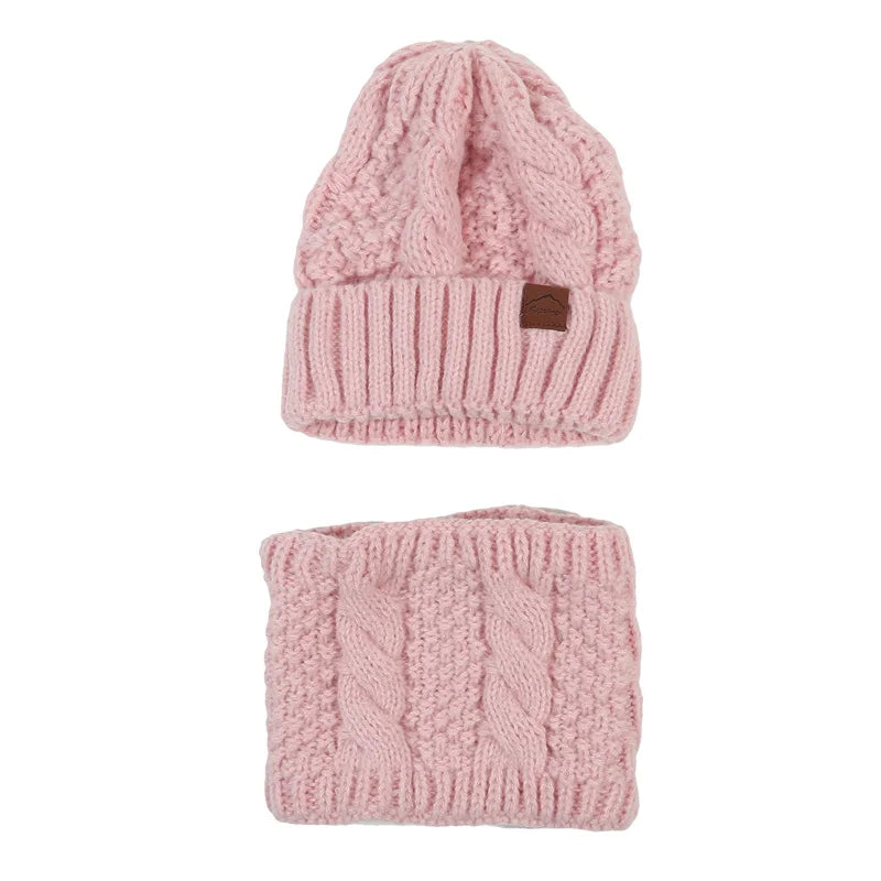 Cozy Ladies Knitted Hat and Scarf Set