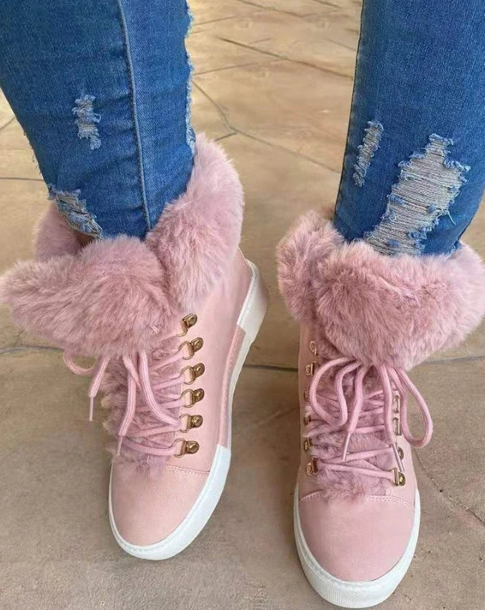 Cozy Women's Winter Ankle Boots – Soft and Warm