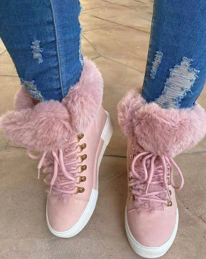 Cozy Women's Winter Ankle Boots – Soft and Warm