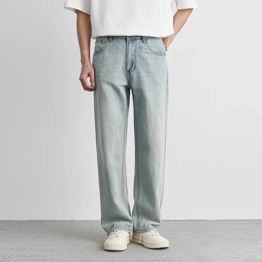 Comfortable Classic Straight Leg Jeans