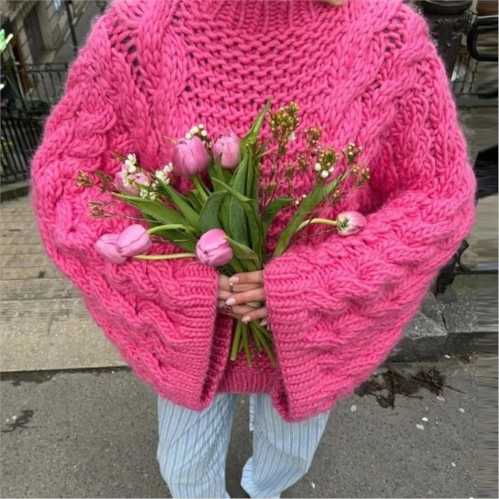Comfy Women's Knit Sweater Pullover