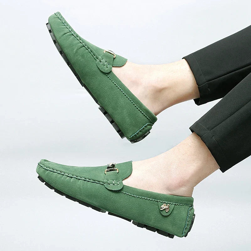 Luxury Soft Leather Slip On Shoes