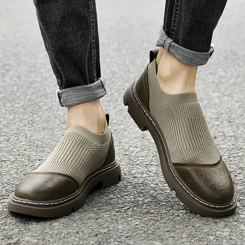 Premium Breathable Leather Sneakers - OutfitLondon