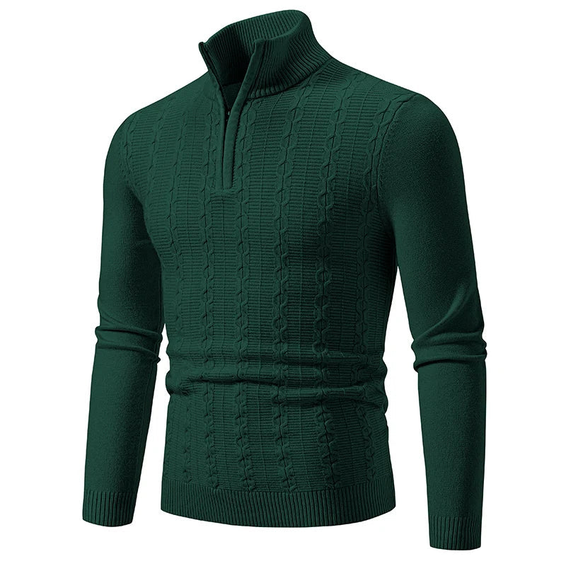 Warm Mens Thick Crew Neck Sweatshirt - OutfitLondon