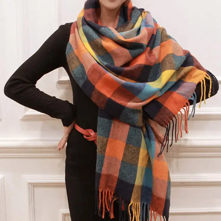 Soft Premium Cashmere Wrap Scarf - OutfitLondon