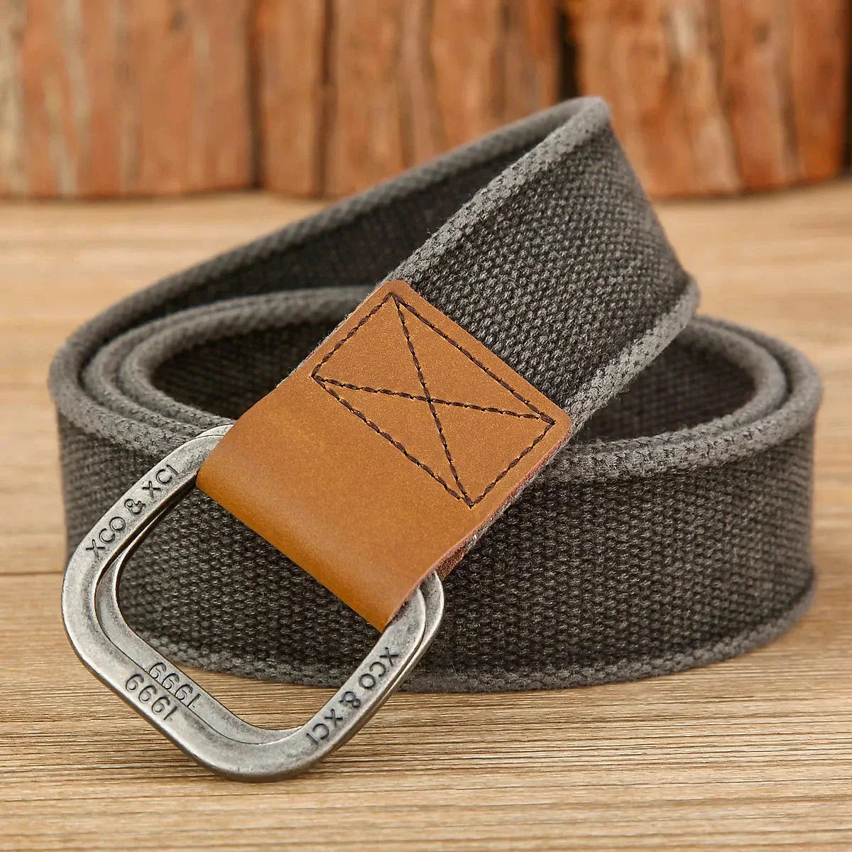 Slim Samurai Web Belt | Canvas Leather Casual Waist Belt