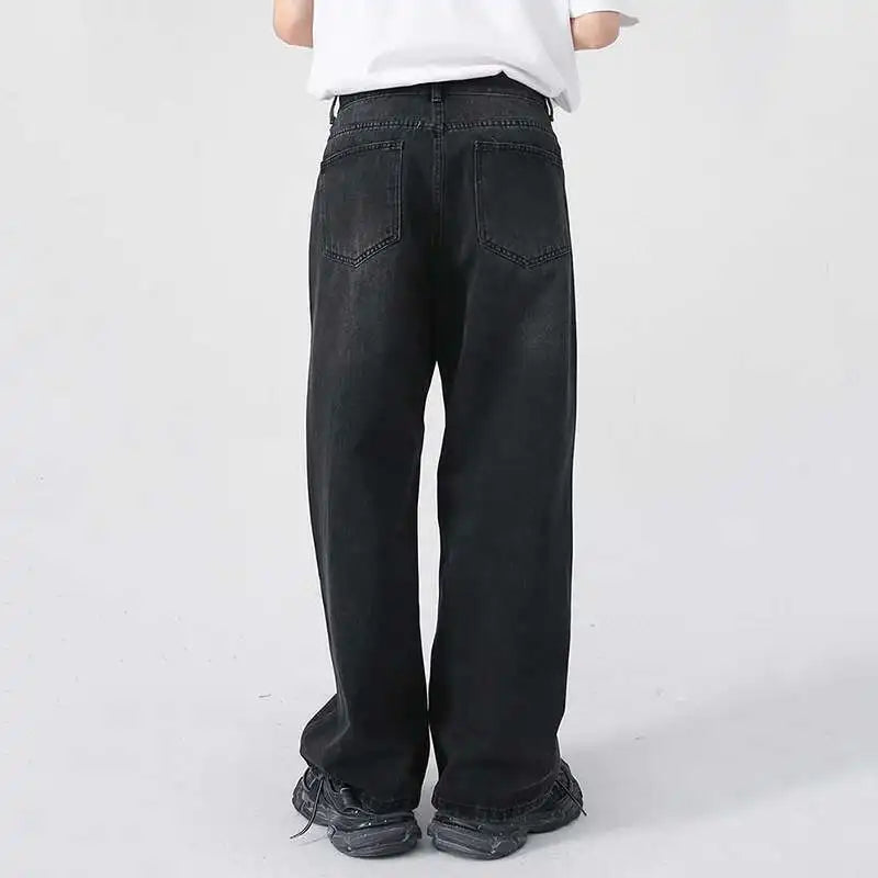 Comfortable Loose Fit Ripped Mens Vintage Jeans - OutfitLondon