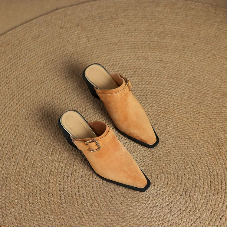 Luxury Soft Slip On Mules