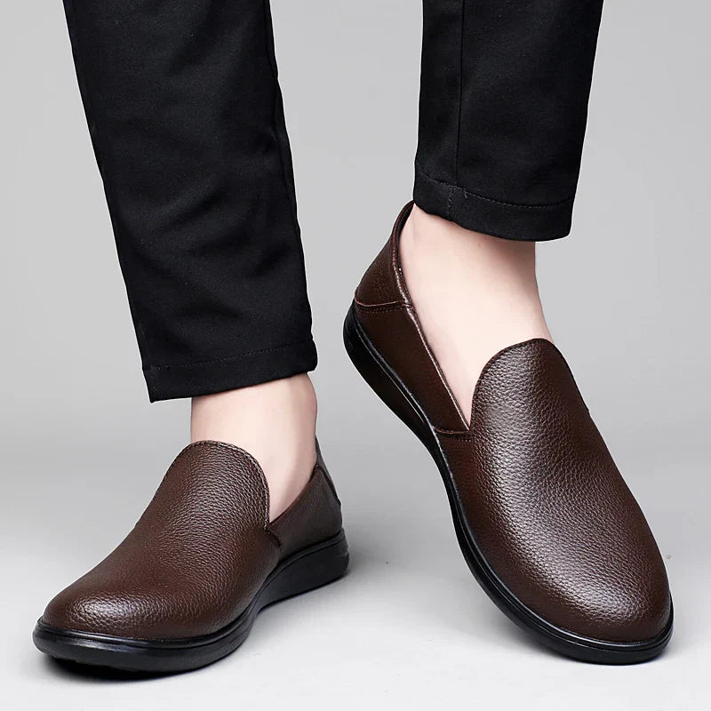 Authentic Luxury Leather Slip On Shoe