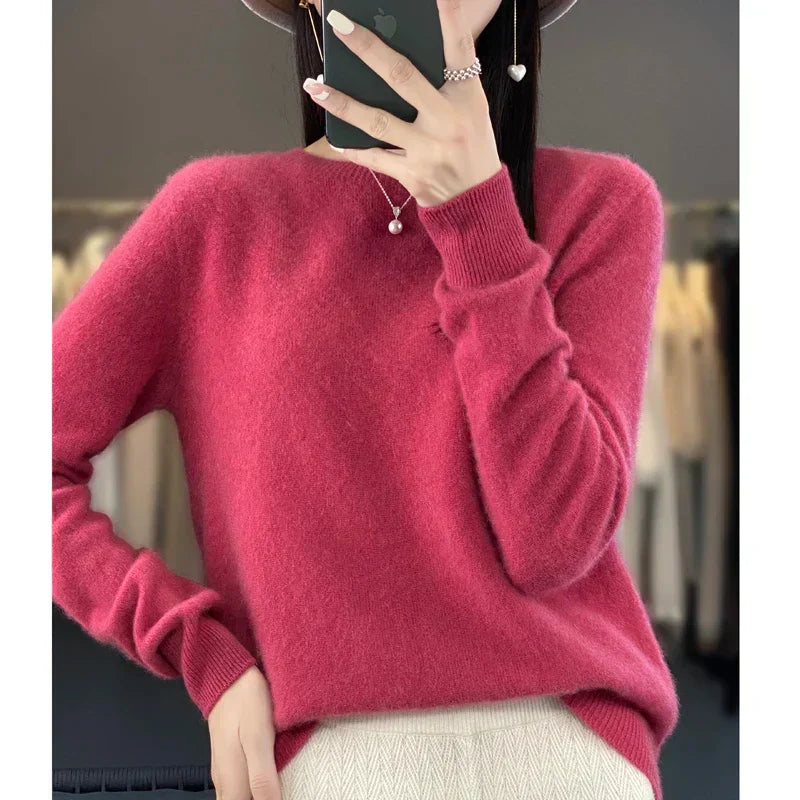 Luxurious Wool Women's Sweater Warm and Fuzzy