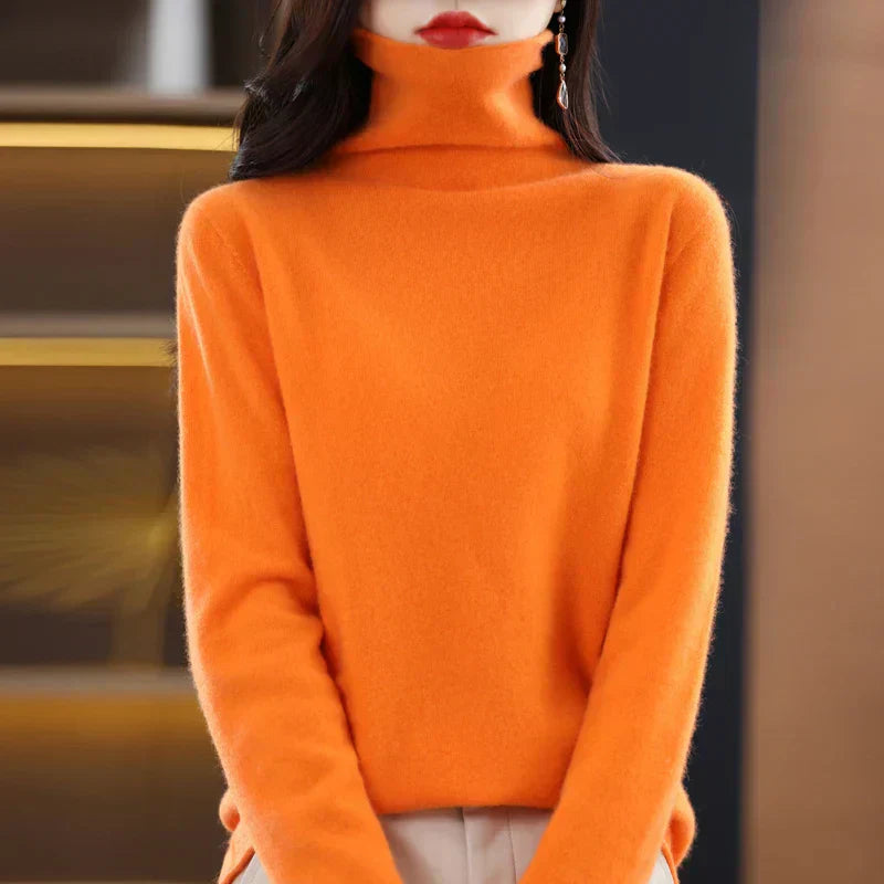 Cozy Warm Women's Merino Crew Sweater