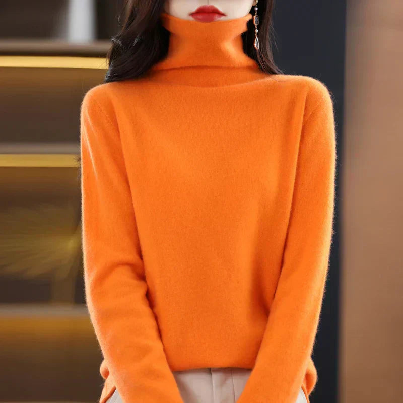 Cozy Women's Merino Wool Crew Sweater