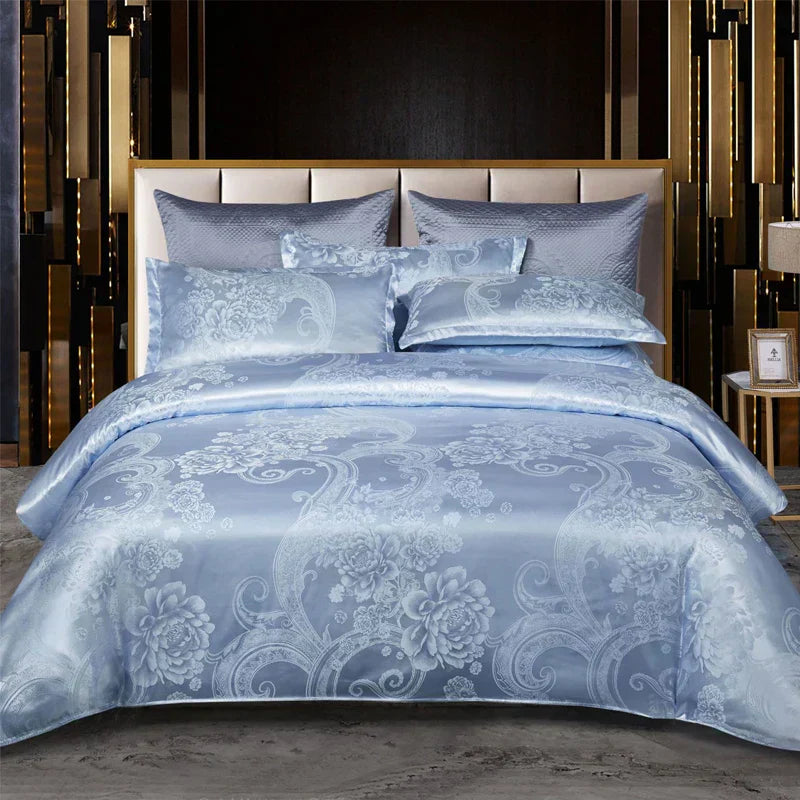 Plush Navy Blue Comforter Bedding Set