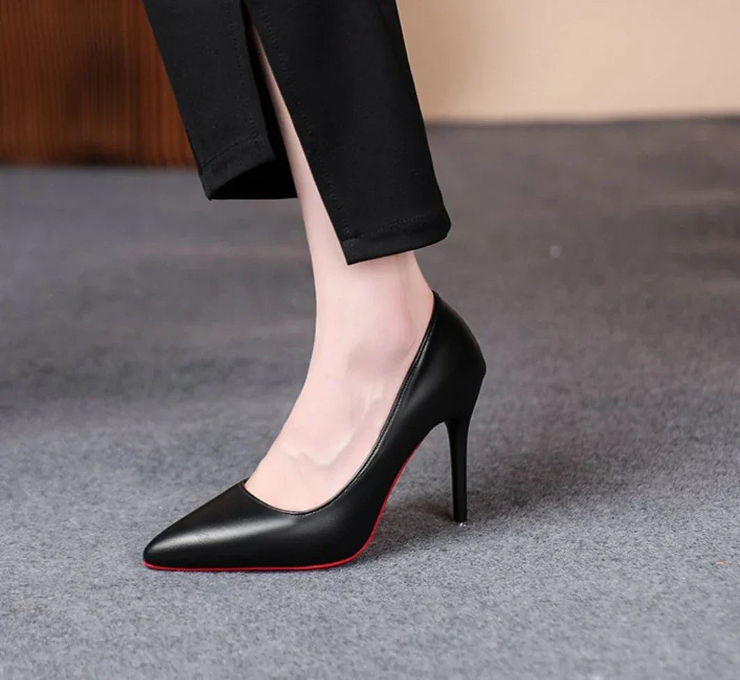 Elegant Red Stiletto Heels for Women