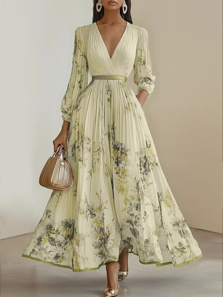 Beautiful Women's Floral Long Summer Dress