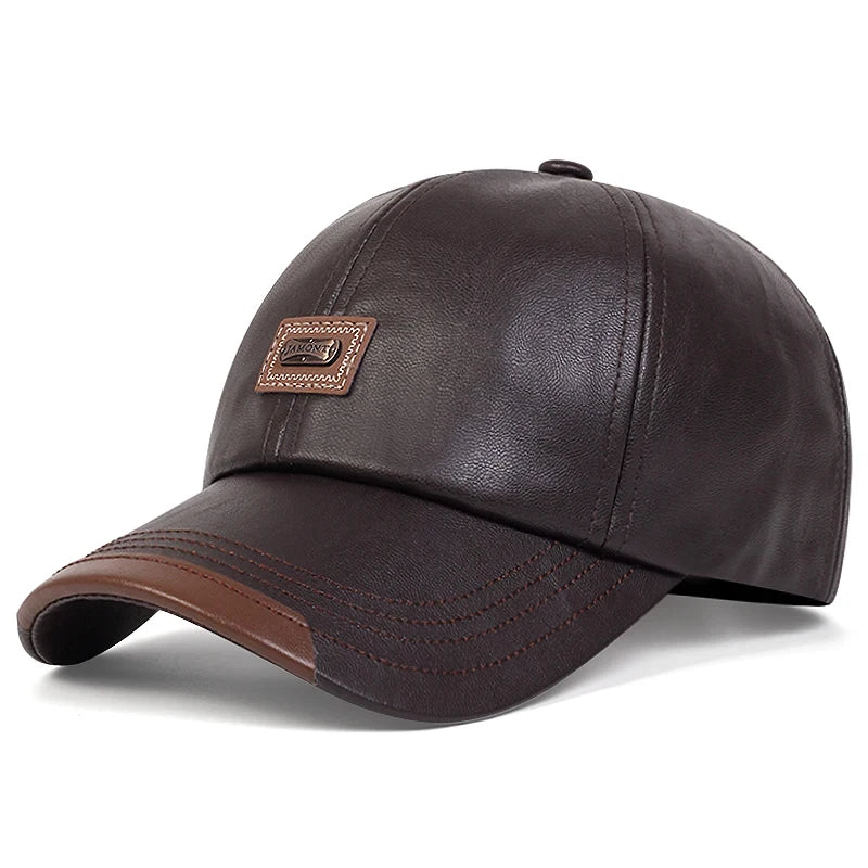 Genuine Leather Dad Gift Hat