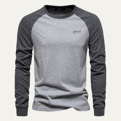 Classic Baseball Style Long Sleeve T-Shirt
