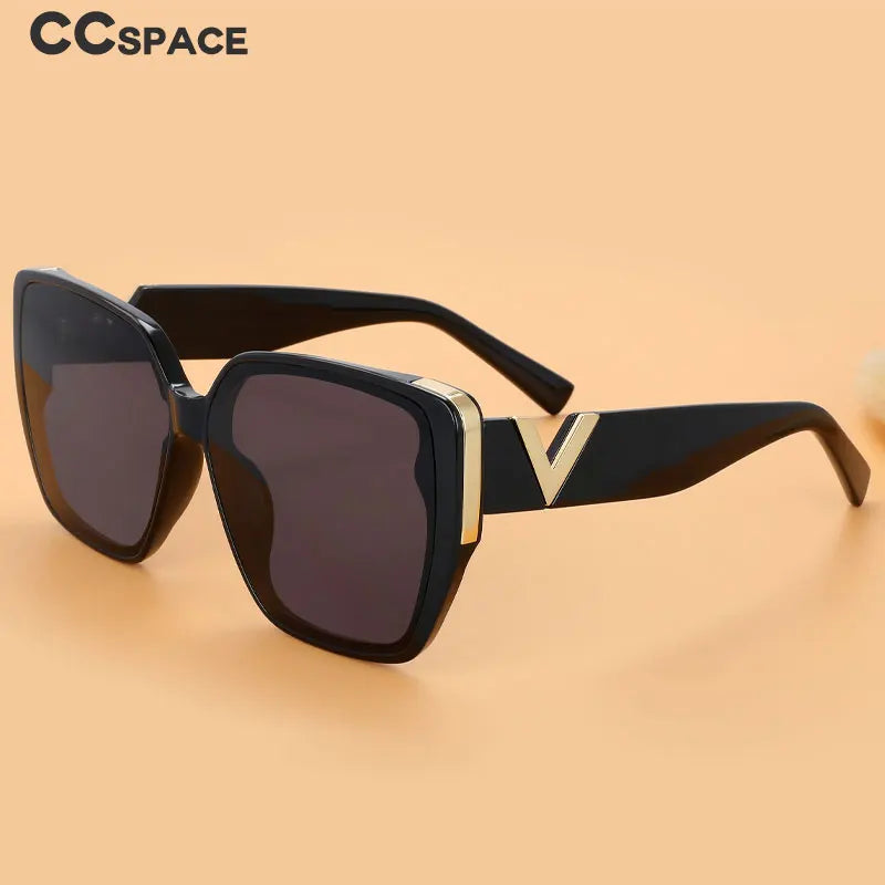 Trendy V-Logo Retro Sunglasses - OutfitLondon