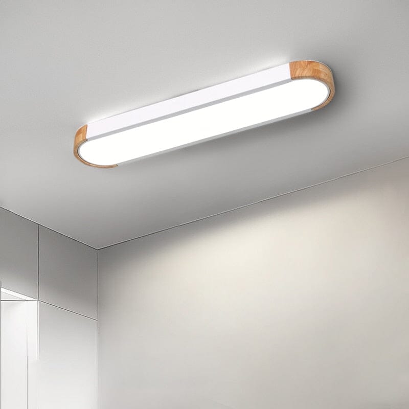 Natural Wooden Drop Light