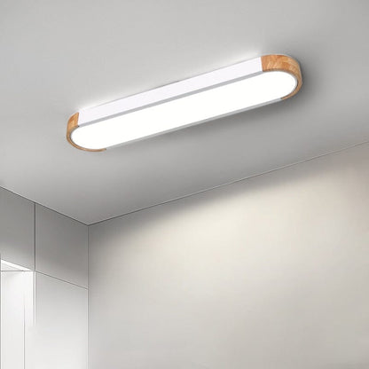 Natural Wooden Drop Light