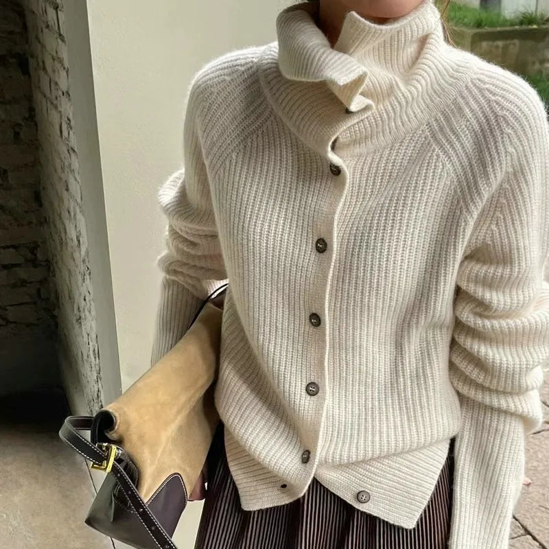 Soft Women's Knitted Cardigan Sweater